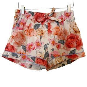 The Lazy Poet Floral Pajama Shorts Sz M